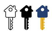 House Key Vector Design, a Solid Icon by Artonix (Thumbnail 2 of 2)