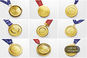 Round Medal Mockup Set - 10 PSD, a Mockup by Remnand Studio (Thumbnail 2 of 12)