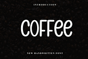 Coffee, a Sans Serif Font by FreshTypeINK (Thumbnail 1 of 8)