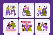 Diversity Illustrations Art Set, a Person Illustration by Brickclay (Thumbnail 10 of 10)