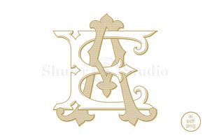 AE Monogram EA Monogram