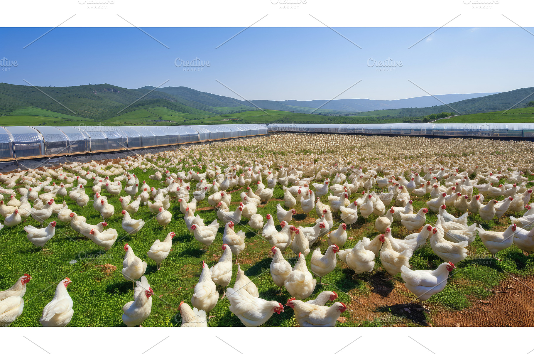 feed poultry chicken farm ai, an Animal Photo by pikepicture