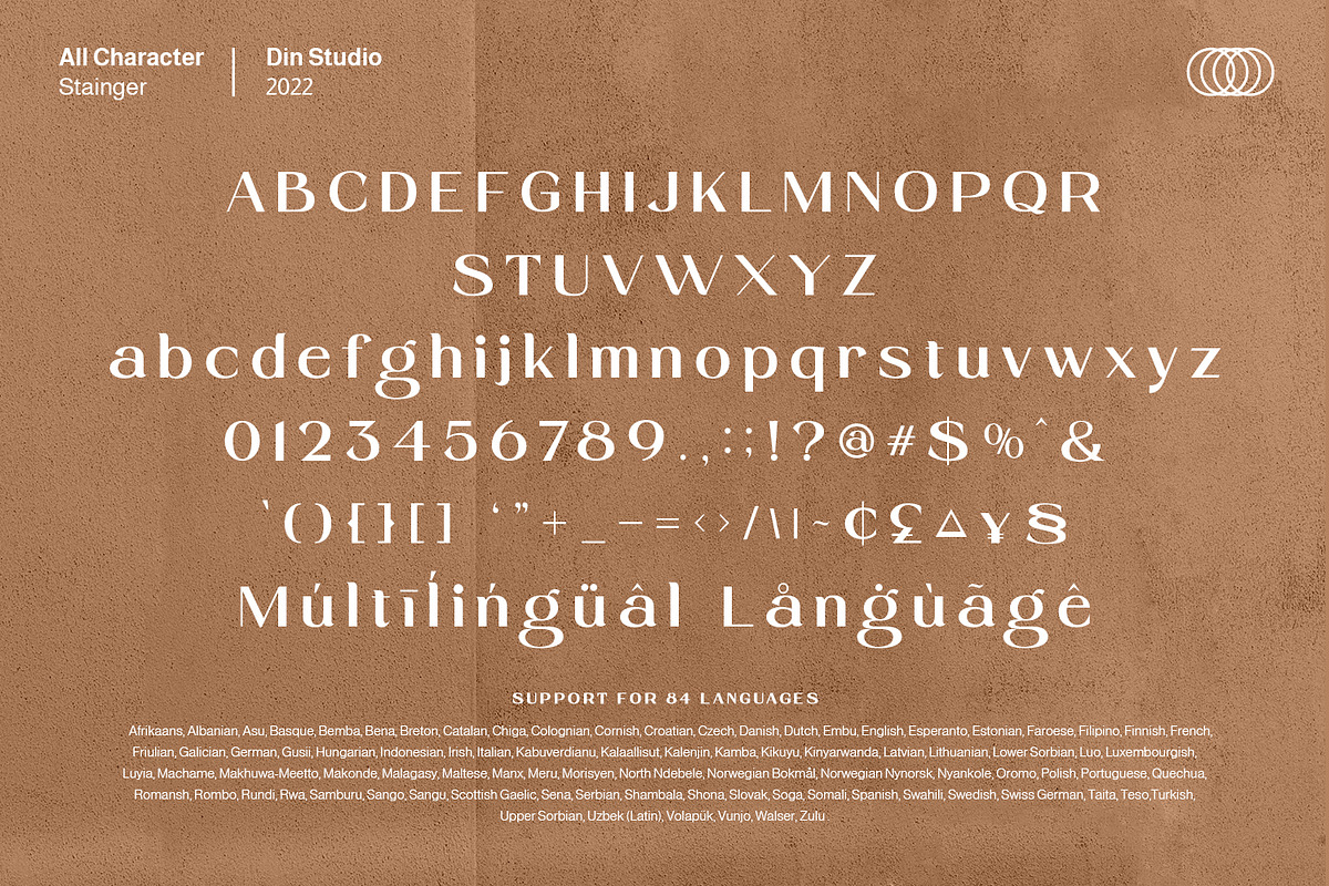 Stainger, a Sans Serif Font by din-studio.com (Photo 9 of 11)