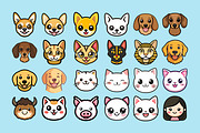 Animal Avatar Collection Vector Pack, an Object Graphic by Alternate Studio (Thumbnail 4 of 6)
