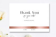 Beauty Thank You Card Template, a Card Template by Marham Labeling Co (Thumbnail 4 of 4)