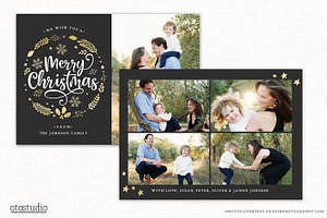 Christmas Card Template CC246