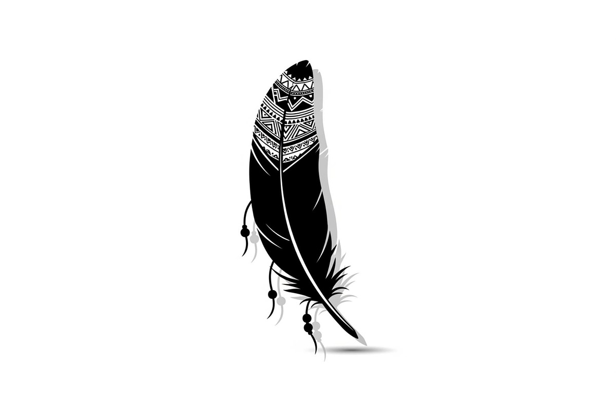 Boho Tribal Feather Bundle, an Illustration by Designs_River (Photo 8 of 31)