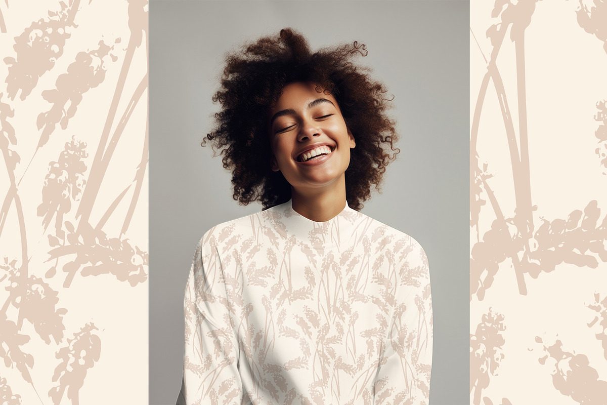 Beige Grasses, a Pattern Graphic by MalyskaStudio (Photo 6 of 10)