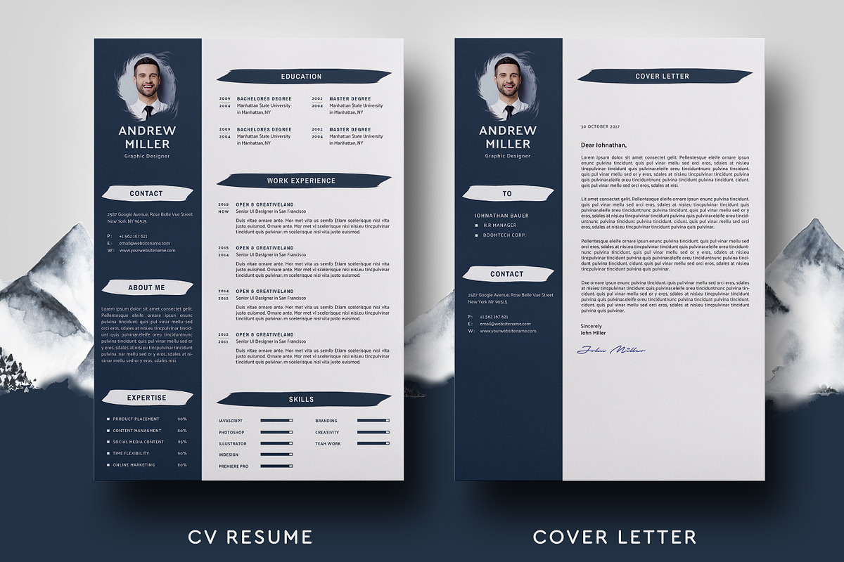 Creative Resume, a Resume Template by CodePower (Photo 2 of 4)