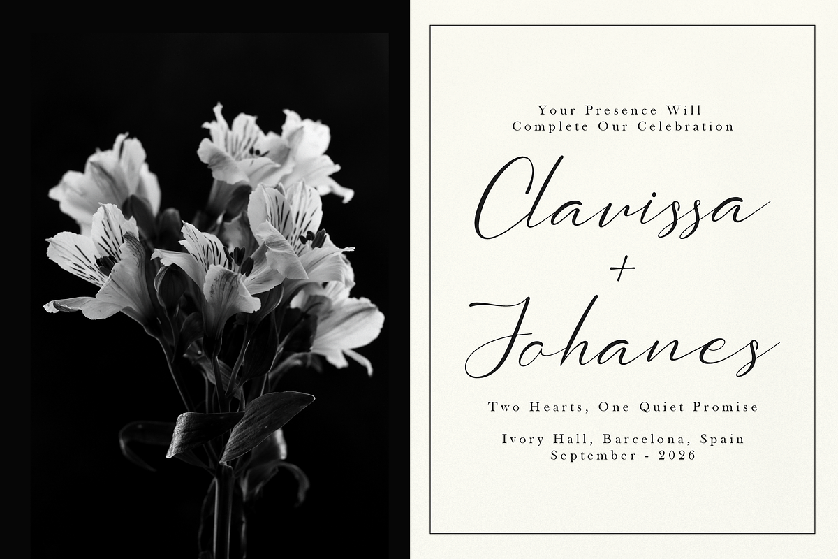 Sollutes Handy | Callighraphy Chic, a Script Font by gracetype_studio (Photo 5 of 12)