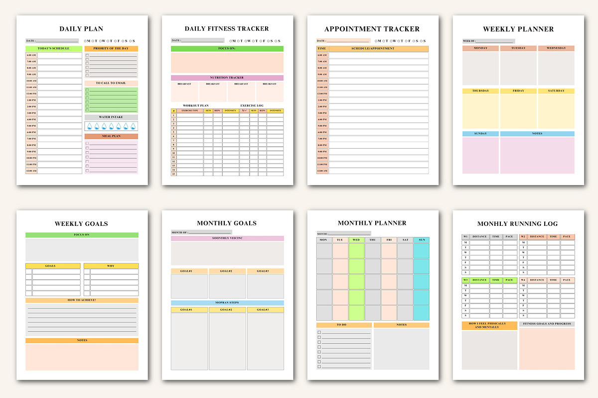 26–2027 Productivity Planner, a Stationery Template by Designmela01 (Photo 3 of 10)