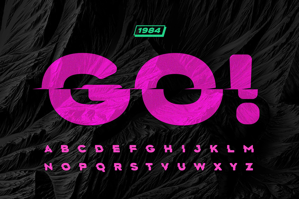 Bisect Font preview 2