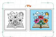 Floral Books Bold & Easy Book, a Decorative Illustration by Design Station (Thumbnail 7 of 9)