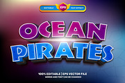 Ocean Cartoon 3D Text Effect, a Brushes & More by Agung Kreatif (Thumbnail 5 of 9)