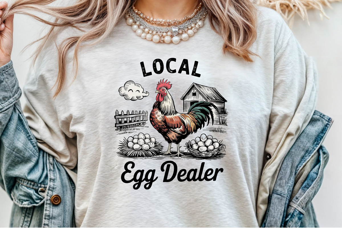 Funny Chicken Shirt Design Easter Pn, an Illustration by Sublimation Artist (Photo 2 of 9)