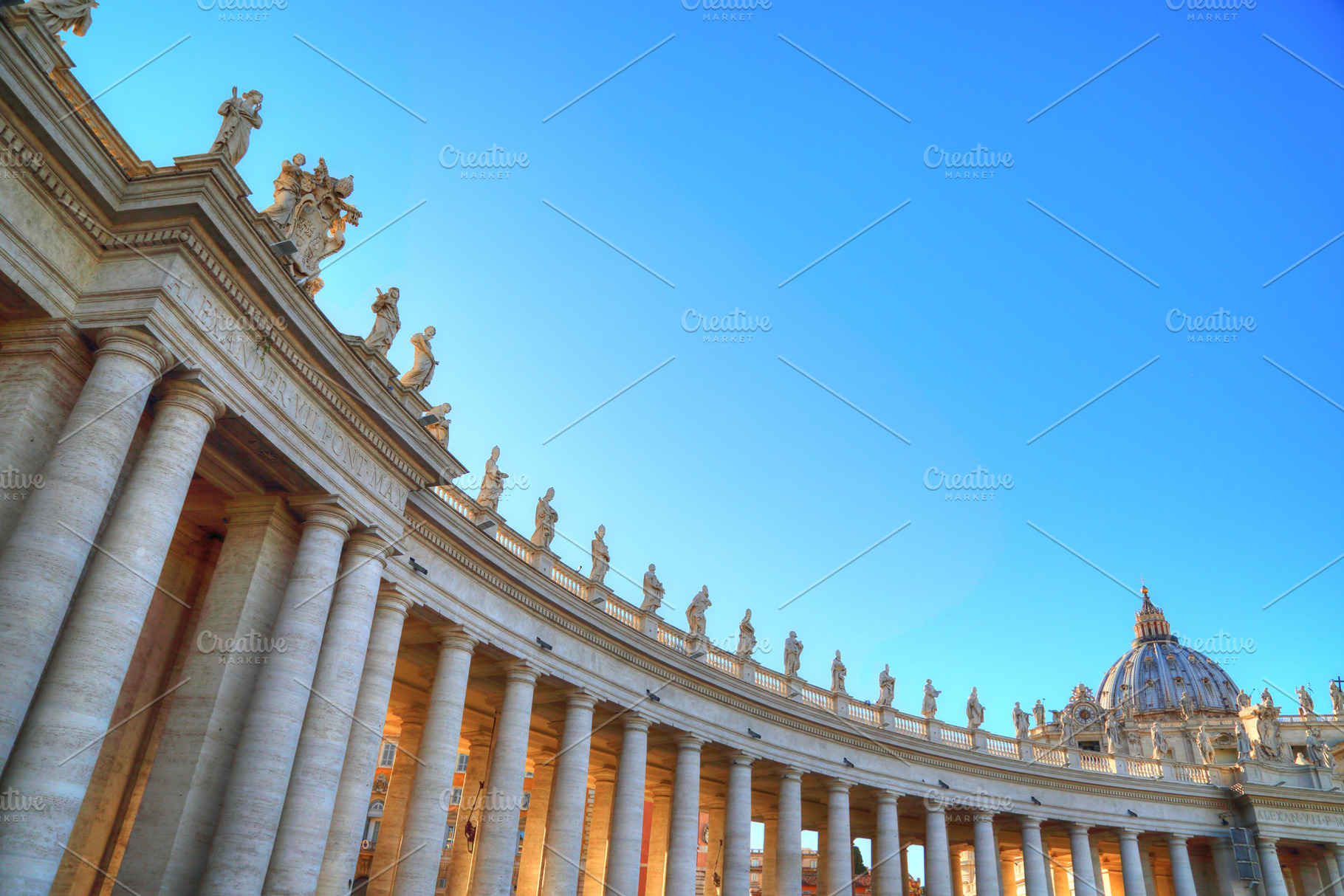 St peter's basilica in rome containing italy, rome, and vatican, an Architecture Photo by Web Engine Design