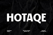 Hotaqe - Bold Sans Display Typeface, a Sans Serif Font by QR Design Studio (Thumbnail 1 of 16)