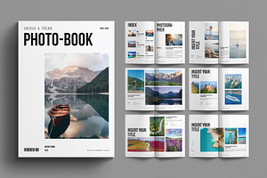 Photography Book Design Template, a Brochure Template by E-Type