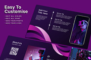 Futuristic Purple Powerpoint Templat, a Presentation Template by SKY CREATION (Thumbnail 2 of 6)