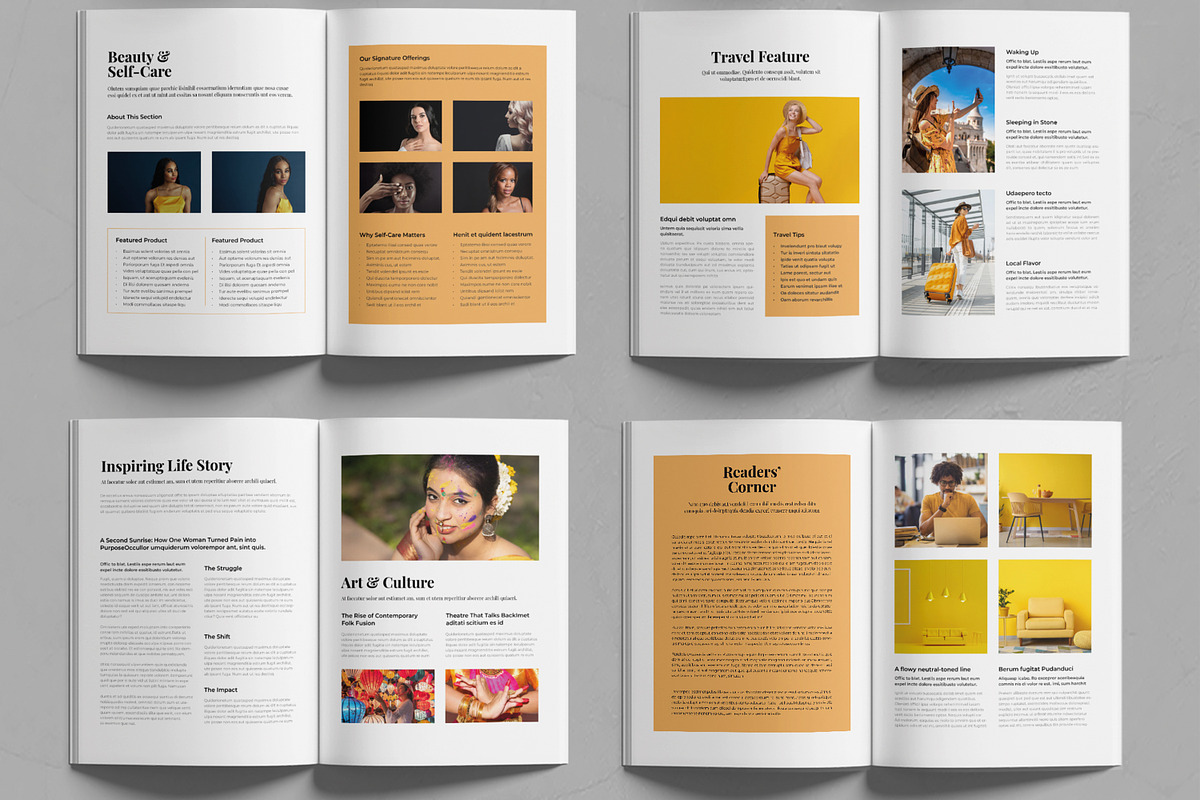 Lifestyle Magazine Template preview 4