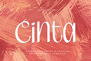 Cinta, a Sans Serif Font by Gia Letter (Thumbnail 1 of 5)