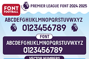 Font football PREMIERS League 24-25, a Font by arbirafiizakani (Thumbnail 1 of 5)
