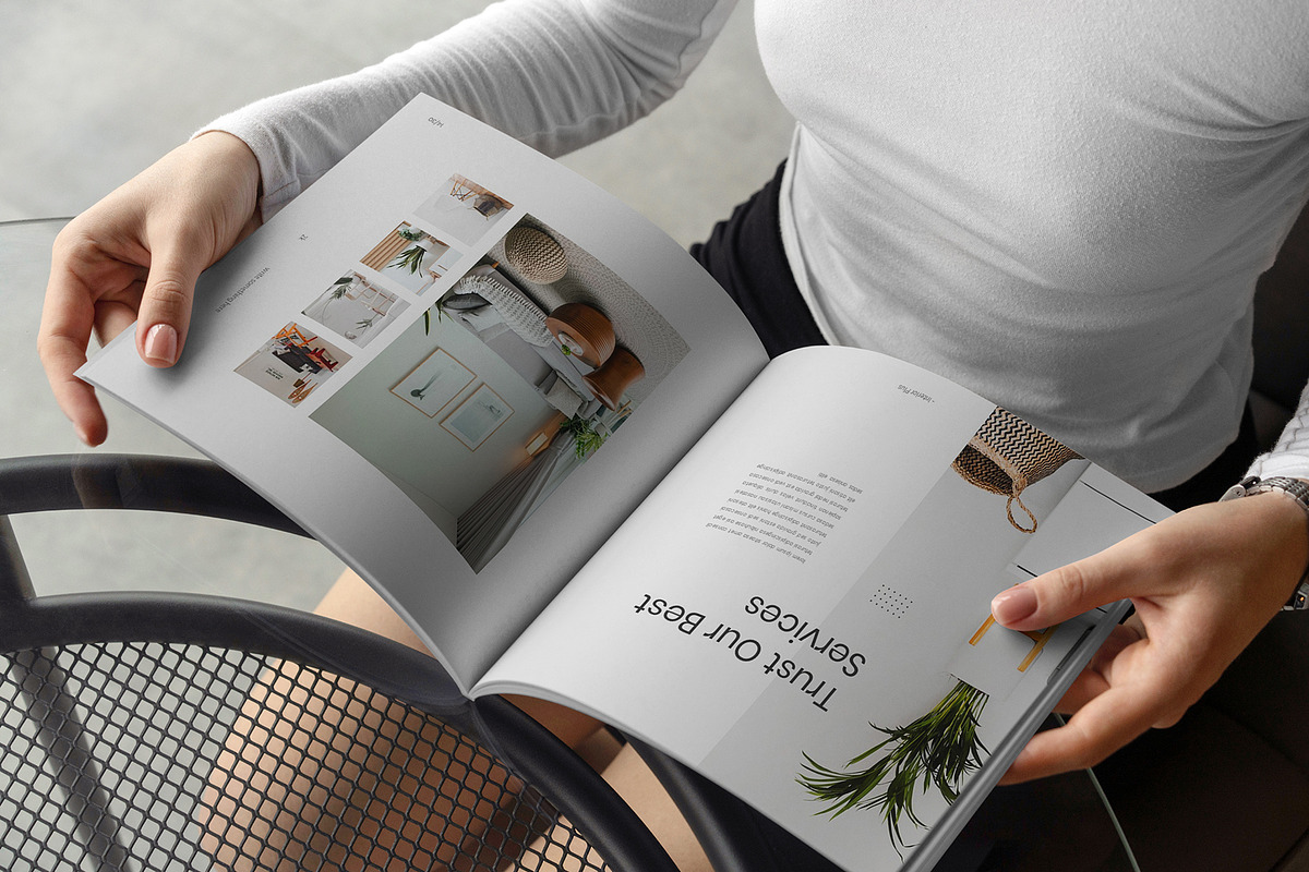 Square Brochure Mockups, a Print Template by Dikarte.Store (Photo 9 of 13)