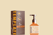 Cream Bottle with Box Mockup, a Mockup by OneVectorStock (Thumbnail 9 of 10)