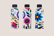11 purple folk flower wall art print, a Decorative Illustration by ARTOZEN DIGITAL (Thumbnail 2 of 11)