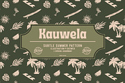Kauwela Summer Pattern, a Pattern Graphic by Skewed Studio (Thumbnail 1 of 6)