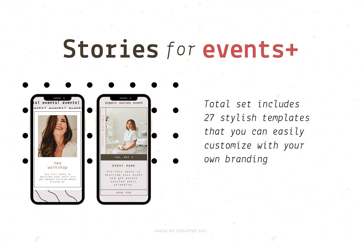 Cadre Minimal Chic Instagram Stories, a Social Media Template by Creative Day (Photo 4 of 7)