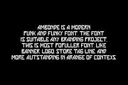 Ambonde - Punk & Funky Font, a Sans Serif Font by QR Design Studio (Thumbnail 2 of 6)