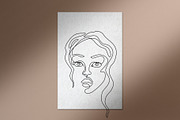 One Line Art Print, a Person Illustration by Anastasiia_Dzhioeva (Thumbnail 3 of 3)
