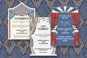 Vintage Watercolor Circus Clipart, an Object Illustration by Teresa Art Store (Thumbnail 3 of 9)