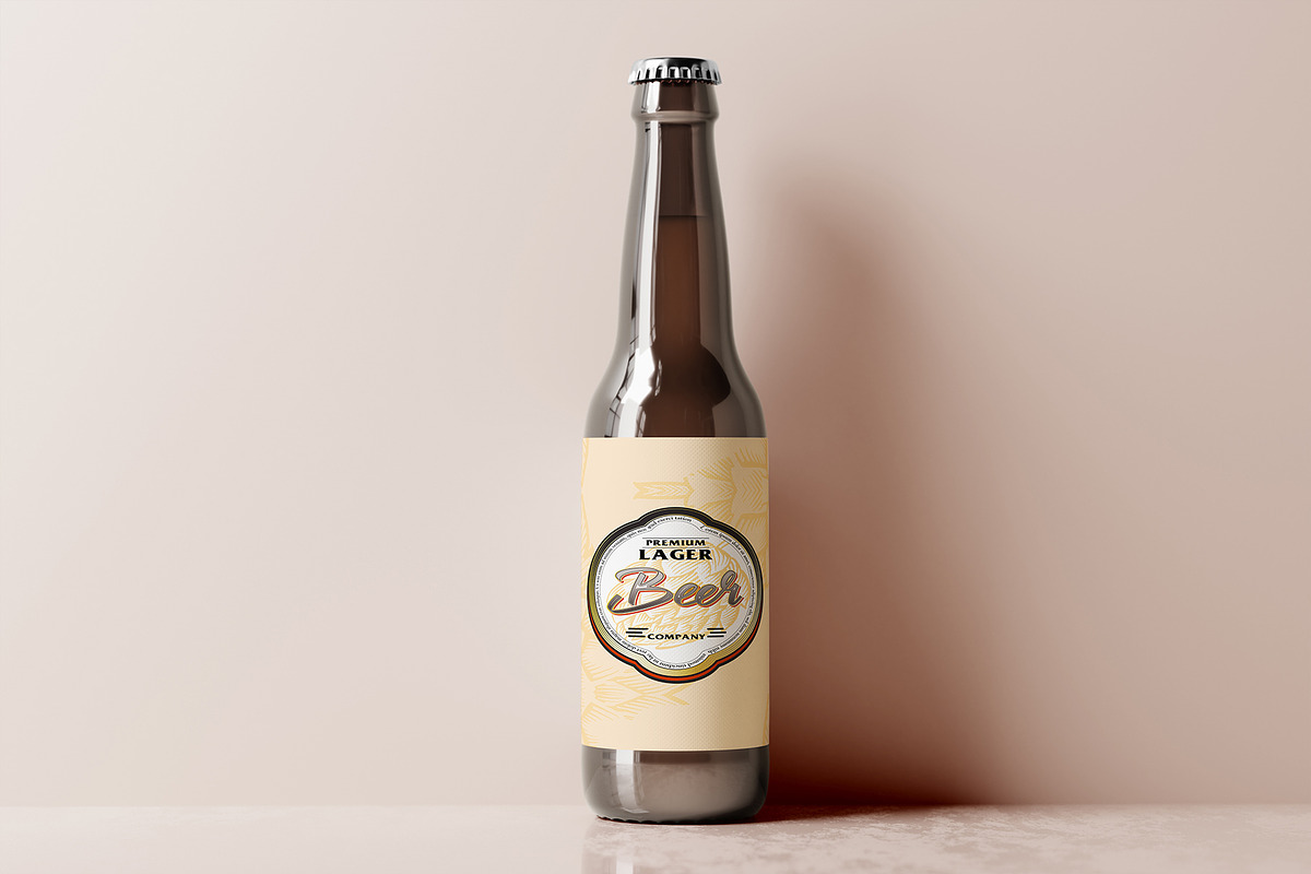 Beer Bottle Mockup, a Product Mockup by Designbuys (Photo 8 of 10)