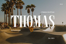 Thomas Elegant Serif Font Typeface