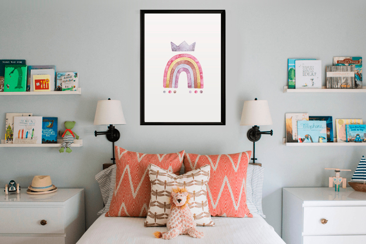 Rainbow watercolor clipart, an Illustration by CreativeByLu (Photo 3 of 10)
