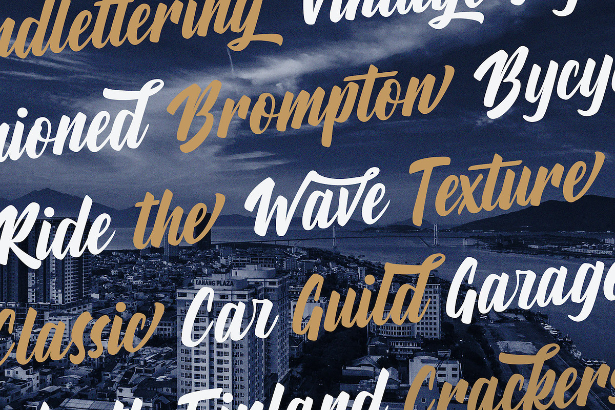 Aylafs - Bold Script Font, a Script Font by StringLabs (Photo 9 of 11)