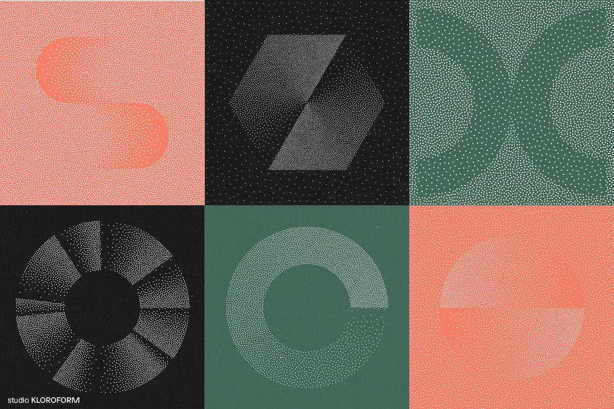 Stipple 1 - 100 dotted objects, an Object Graphic by kloroform (Photo 13 of 20)