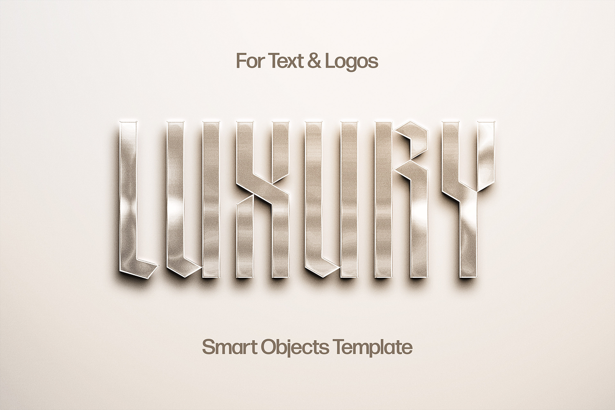 Creamy Metal Luxury Text Effect, a Layer Style Add-On by Design Squad (Photo 1 of 4)