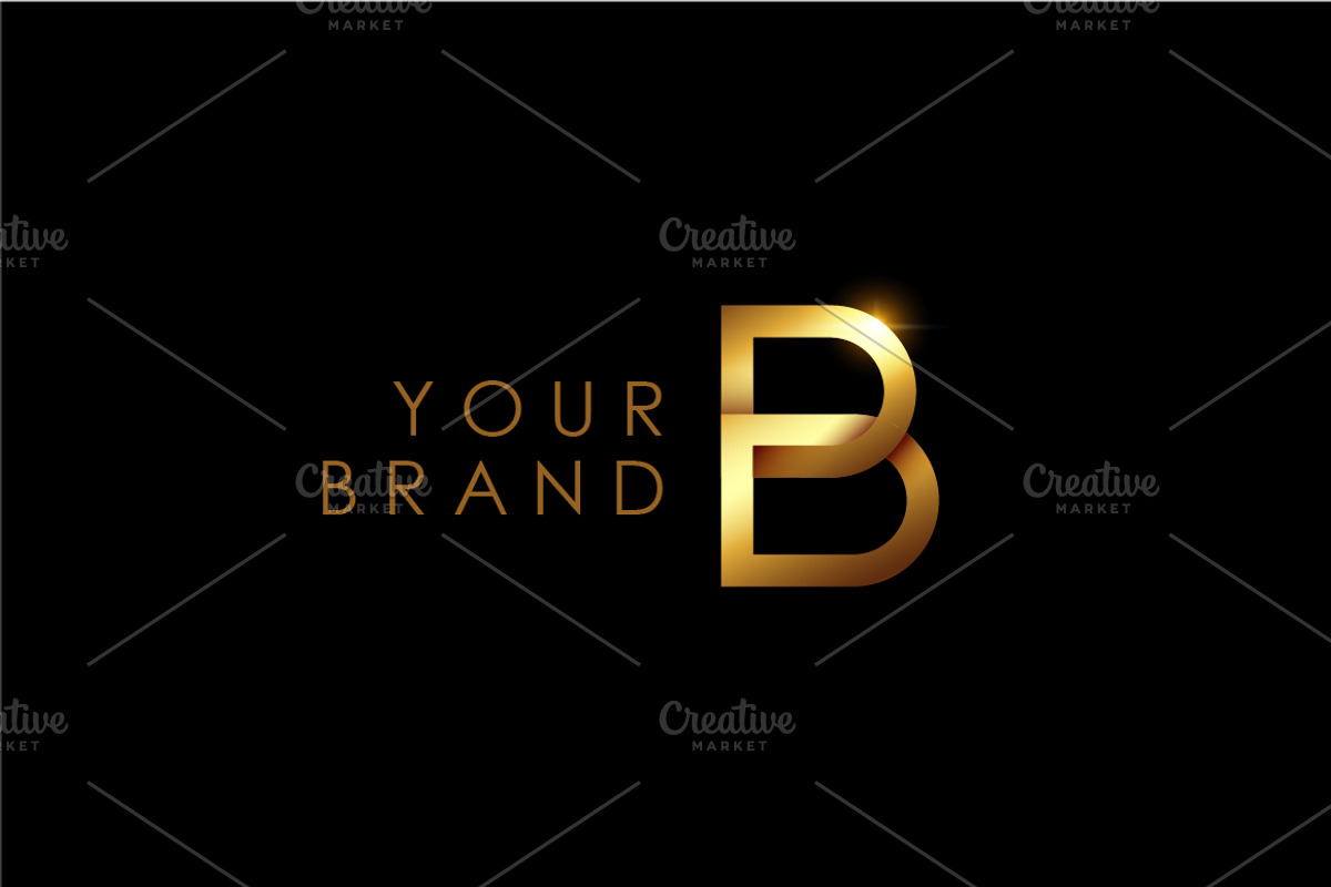 Golden B Logotype, a Branding & Logo Template by Luis Muniz (Photo 2 of 2)