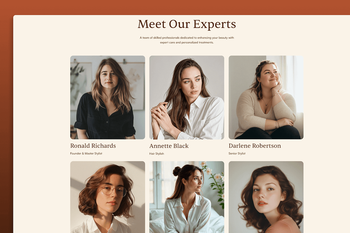 Serena: Spas & Salons Figma Template, an UI Kit Template by Flow Samurai Templates (Photo 4 of 5)