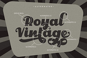 Royal Vintage - Bold Retro Font, a Script Font by PutraCetol Studio (Thumbnail 5 of 12)