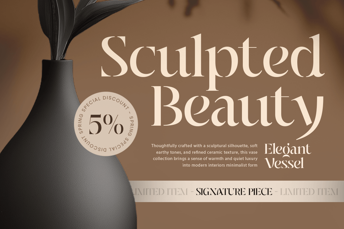 Vibing - Modern Serif Stencil Font, a Serif Font by Sensatype (Photo 8 of 12)