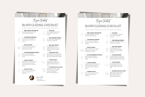 Buyer Closing Checklist Template