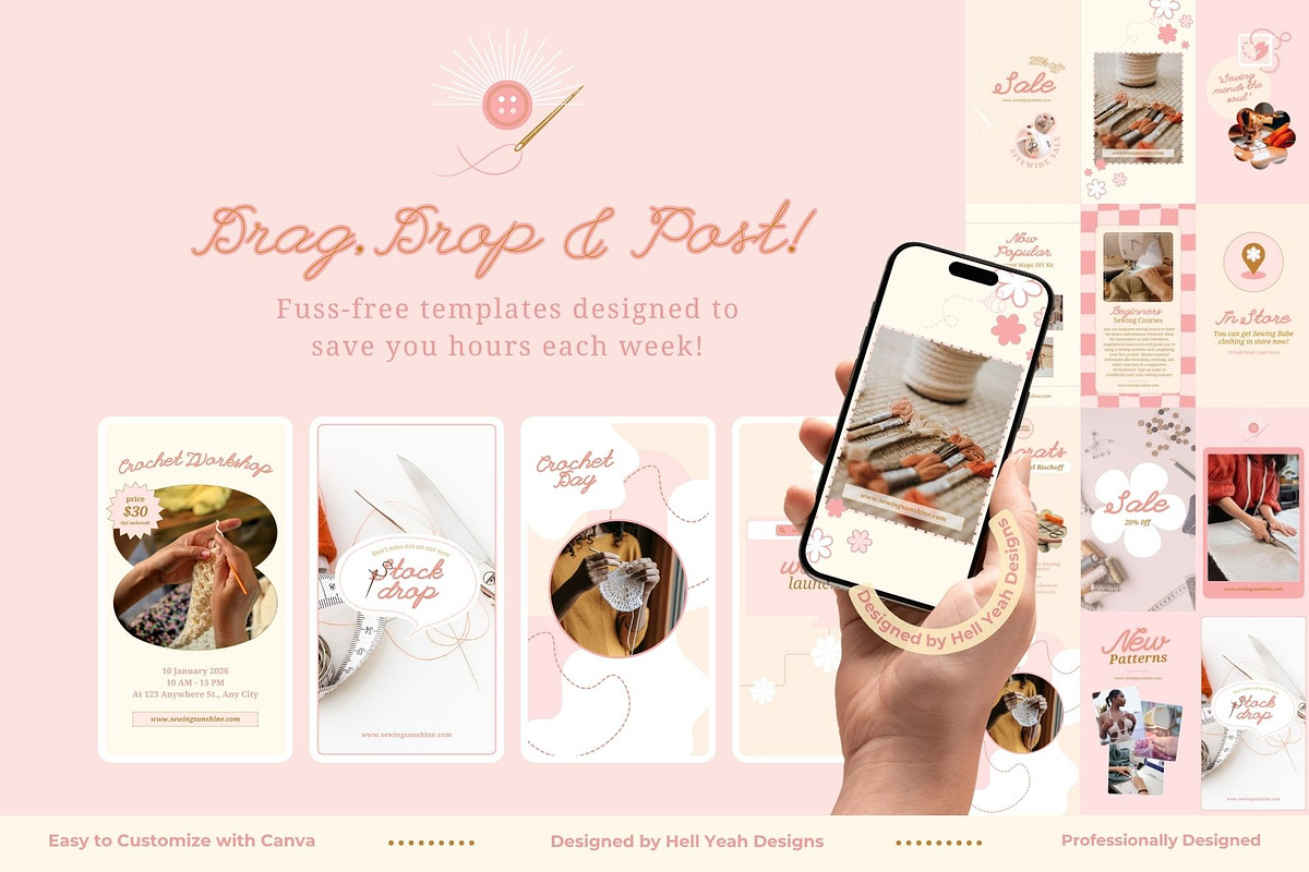 Artisan Craft Branding Starter Kits, a Branding & Logo Template by Hell Yeah Designs (Photo 10 of 19)