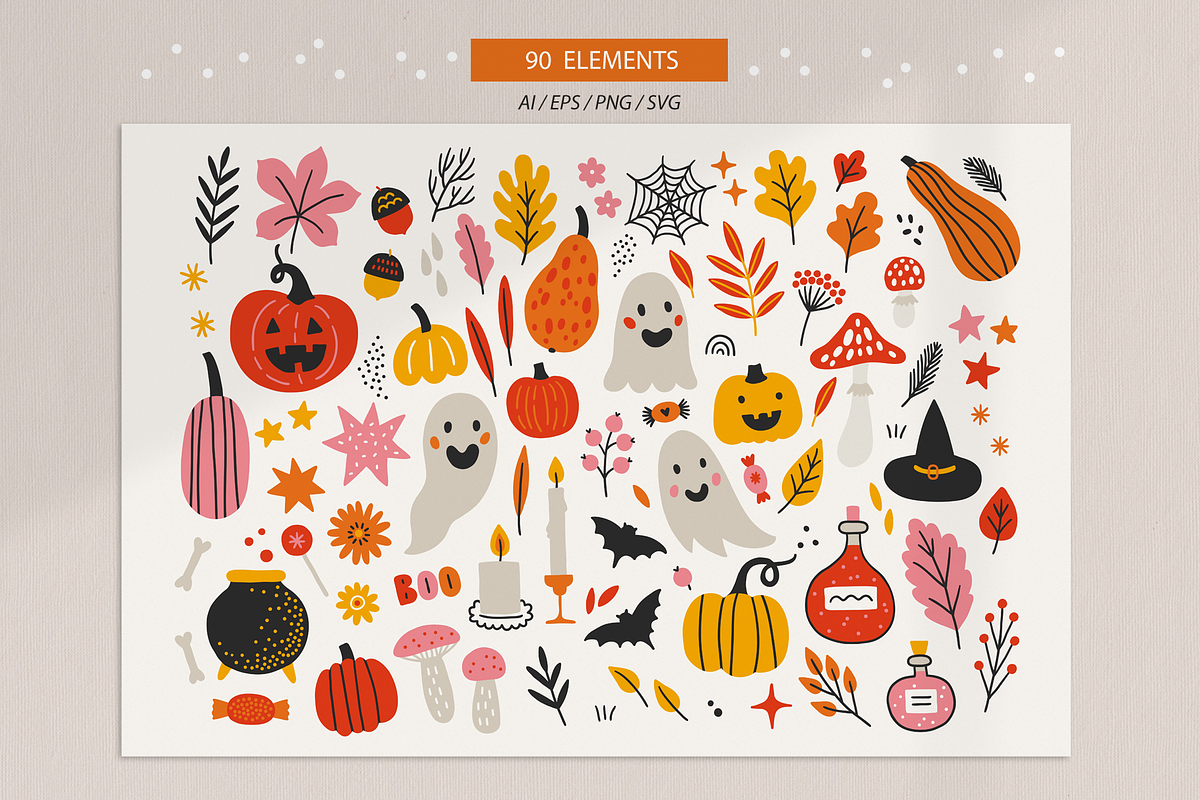 Halloween Kit #5, a Seasonal Illustration by miumiu (Photo 5 of 15)