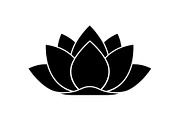 Lotus Flower Silhouette Vector Bundl, an Illustration by Creativeshirt (Thumbnail 31 of 51)