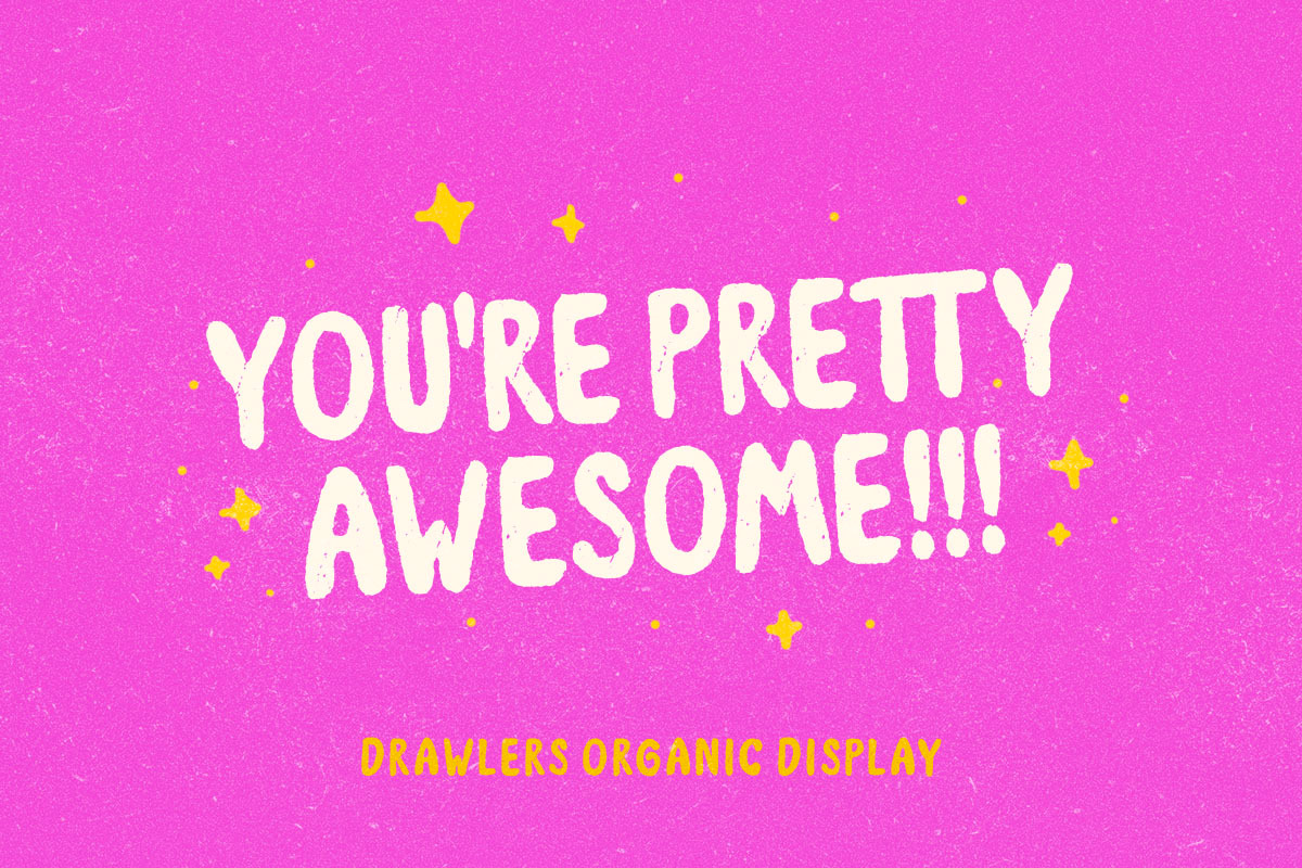 Drawlers - Organic Sans, a Sans Serif Font by Letterhend Studio (Photo 4 of 9)