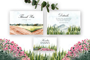 Nature Landscape Wedding Suite, an Invitation Template by wulano (Thumbnail 4 of 6)
